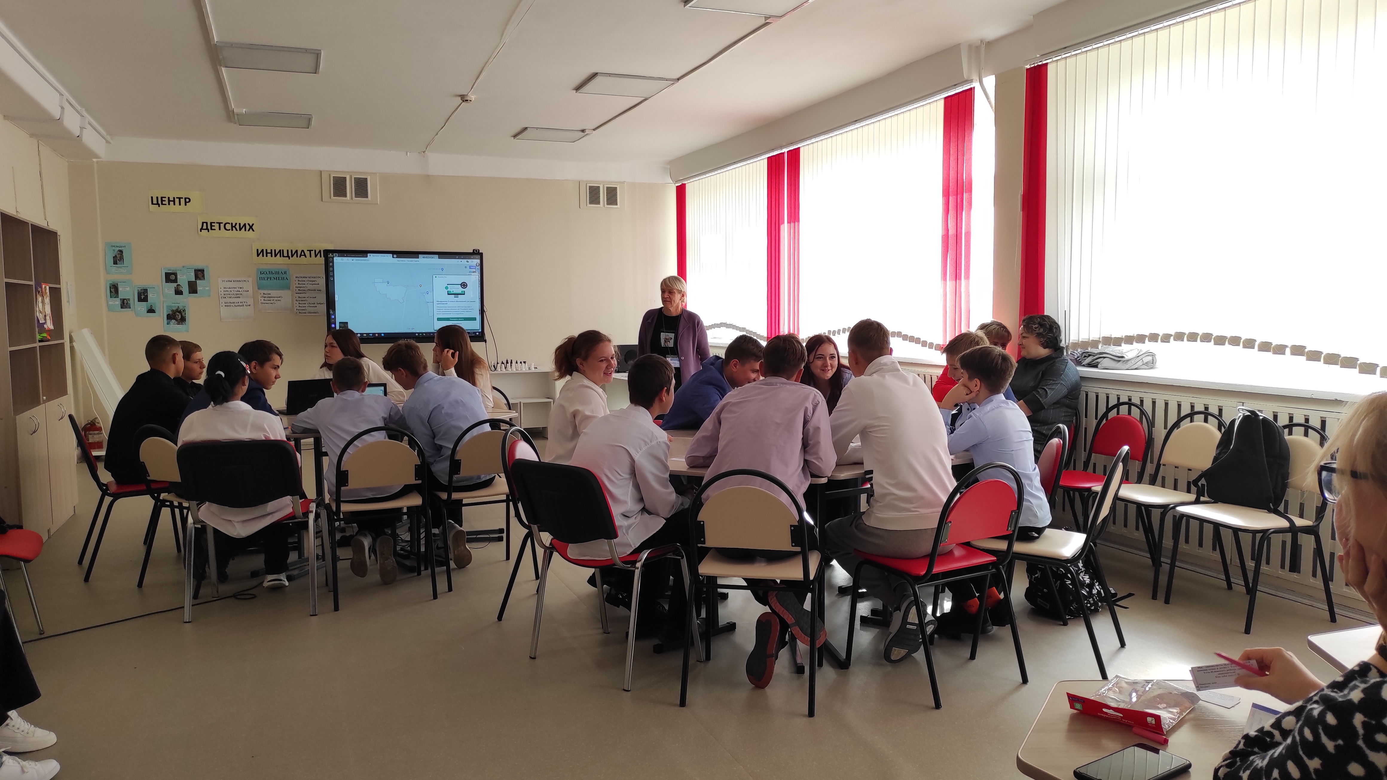 Работа над социальным проектом.