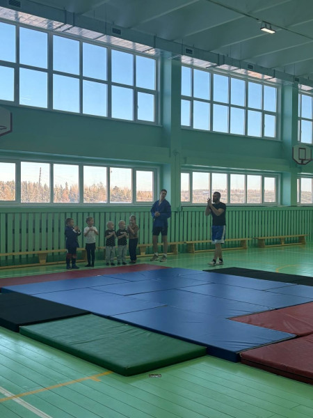 Семинар МОУ "Эдучанская СОШ", торжественное открытие секции, показательная тренировка.