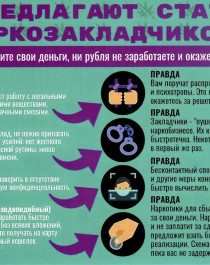 Буклеты против наркозависимости и незаконного оборота наркотиков.